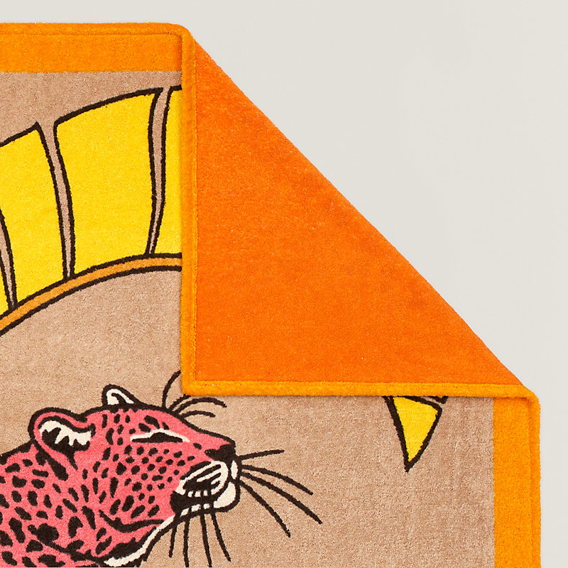 【新品、ボックス付き】HERMESエルメス　ビーチタオル チーター 豹ヒョウ 新品、ボックス付き】HERMESエルメスビーチタオル チーター豹ヒョウ